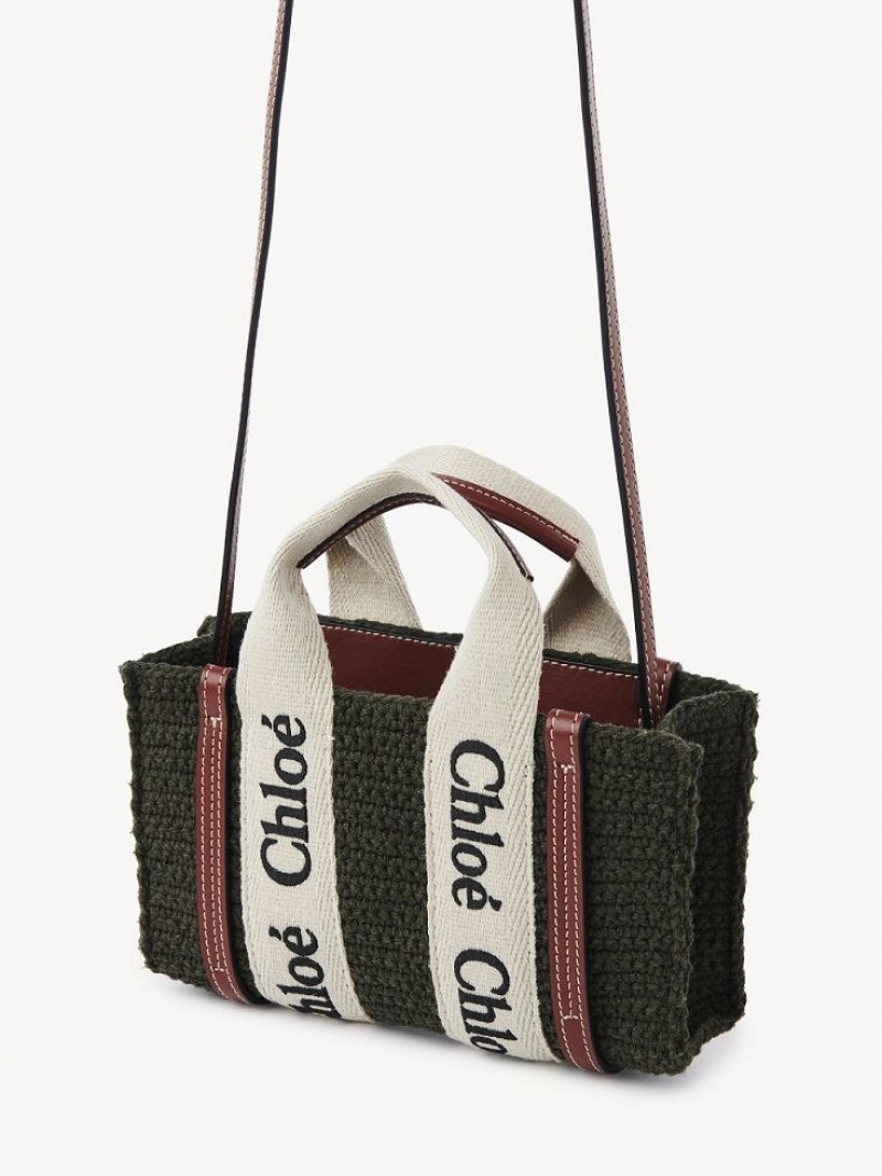 Chloe Woody Tote 2 Mini Laukut Harmaat | CHE-SR13731